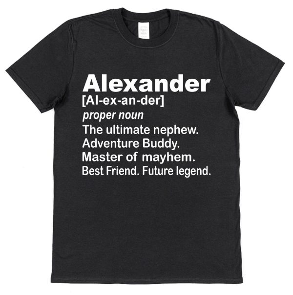 Personalised Nephew T-Shirt - Nephew Dictionary Definition - Image 2