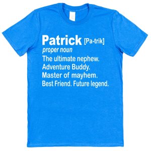 Personalised Nephew T-Shirt - Nephew Dictionary Definition