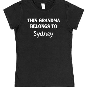 Personalised Grandma T-Shirt - "This Grandma Belongs To..."