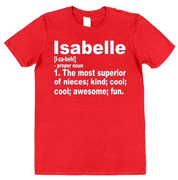 Personalised Niece T-Shirt -  Superior Niece Dictionary Definition - Image 2
