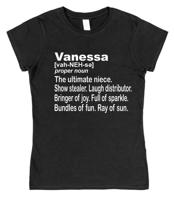 Personalised Niece T-Shirt - Dictionary Definition