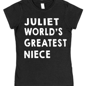 Personalised Niece T-Shirt - "World's Greatest Niece"