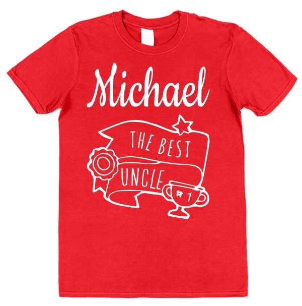Personalised Uncle T-Shirt – "The Best Uncle In The World"