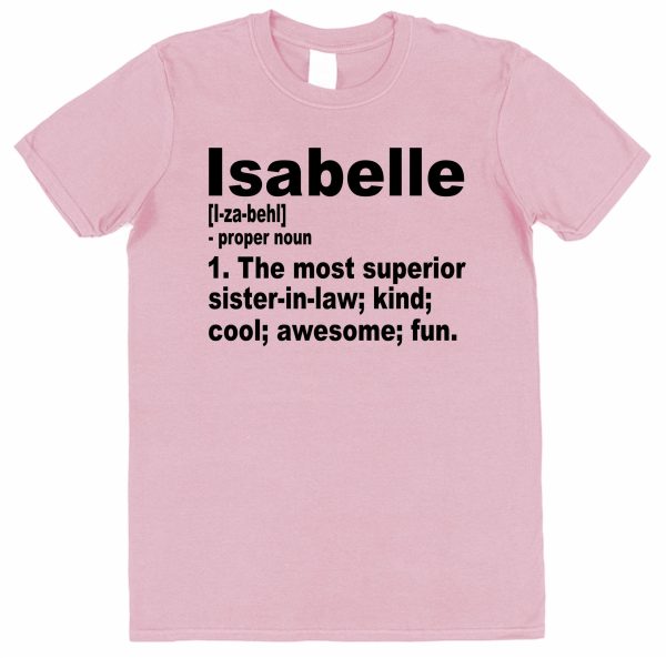 Personalised Sister-In-Law T-Shirt - Superior Sister-In-Law Dictionary Definition - Image 2