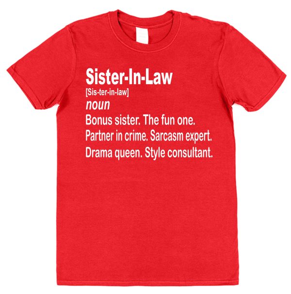 Sister-In-Law T-Shirt – Sister-In-Law Dictionary Definition - Image 2