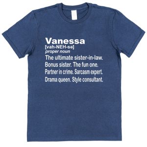 Personalised Sister-In-Law T-Shirt - Dictionary Definition