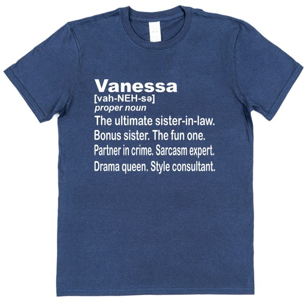 Personalised Sister-In-Law T-Shirt - Dictionary Definition