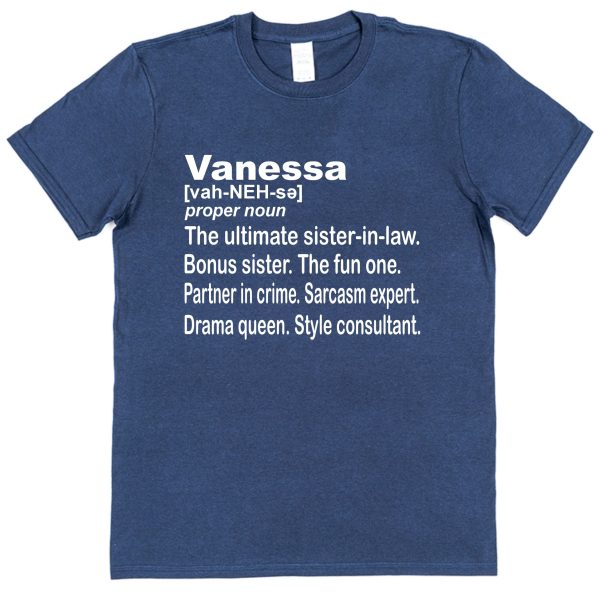 Personalised Sister-In-Law T-Shirt - Dictionary Definition