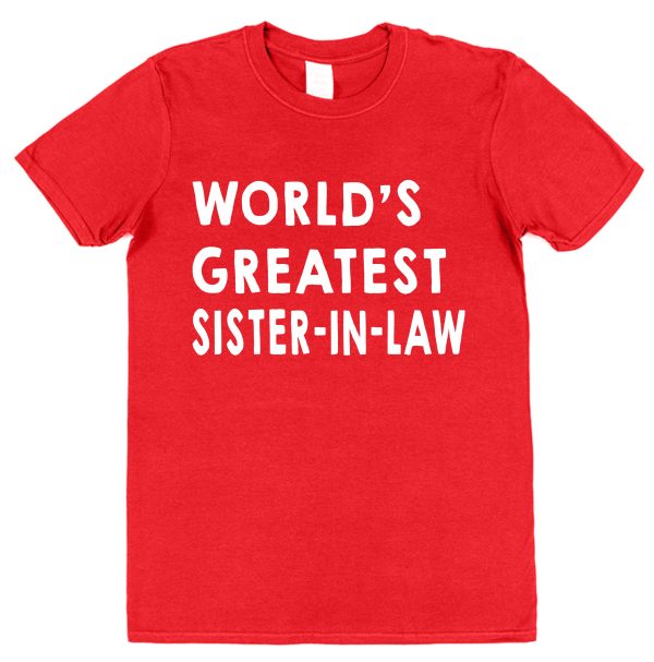 Sister-In-Law T-Shirt - "World's Greatest Sister-In-Law" - Image 2