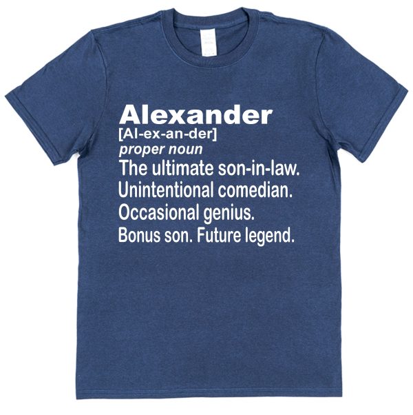 Personalised Son-In-Law T-Shirt - Dictionary Definition - Image 2