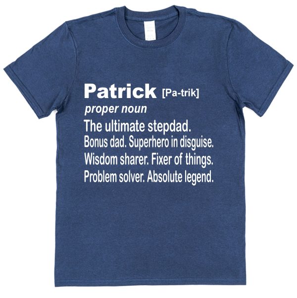 Personalised Stepdad T-Shirt - Dictionary Definition