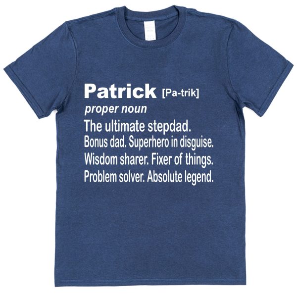 Personalised Stepdad T-Shirt - Dictionary Definition