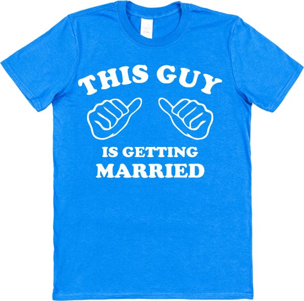Groom T-Shirt – "This Guy Is Getting Married" - Image 2