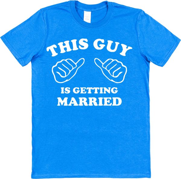 Groom T-Shirt – "This Guy Is Getting Married" - Image 2