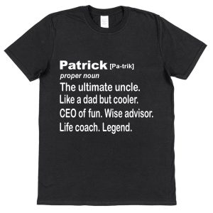Personalised Uncle T-Shirt – Dictionary Definition