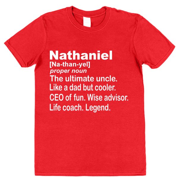 Personalised Uncle T-Shirt – Dictionary Definition - Image 2