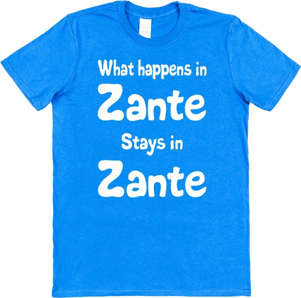 Personalised Stag or Hen Holiday T-Shirt – "What Happens In... Stays In..."