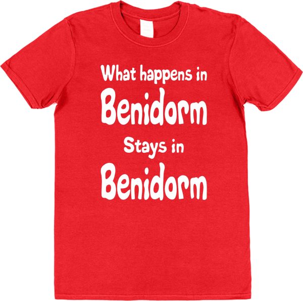 Personalised Stag or Hen Holiday T-Shirt – "What Happens In... Stays In..." - Image 2