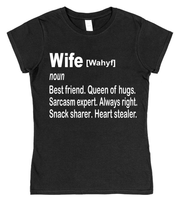 Wife T-Shirt – Dictionary Definition