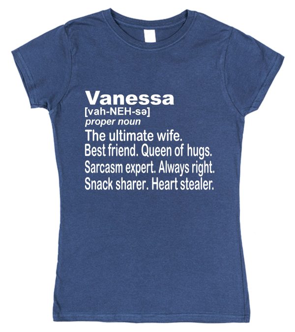 Personalised Wife T-Shirt – Dictionary Definition
