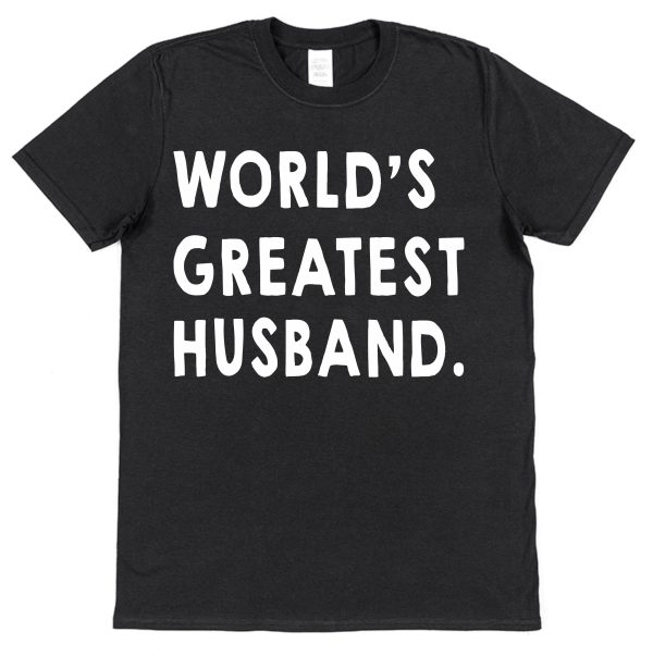 Husband T-Shirt – "World's Greatest Husband"