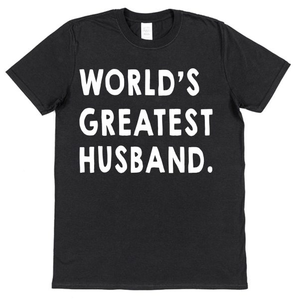 Husband T-Shirt – "World's Greatest Husband"