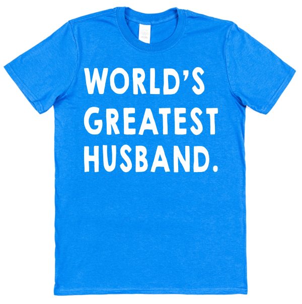 Husband T-Shirt – "World's Greatest Husband" - Image 2