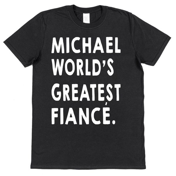 Personalised Fiancé T-Shirt – "World's Greatest Fiancé"