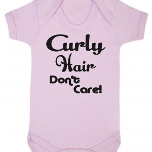 Baby Vest – "Curly Hair Don't Care!"