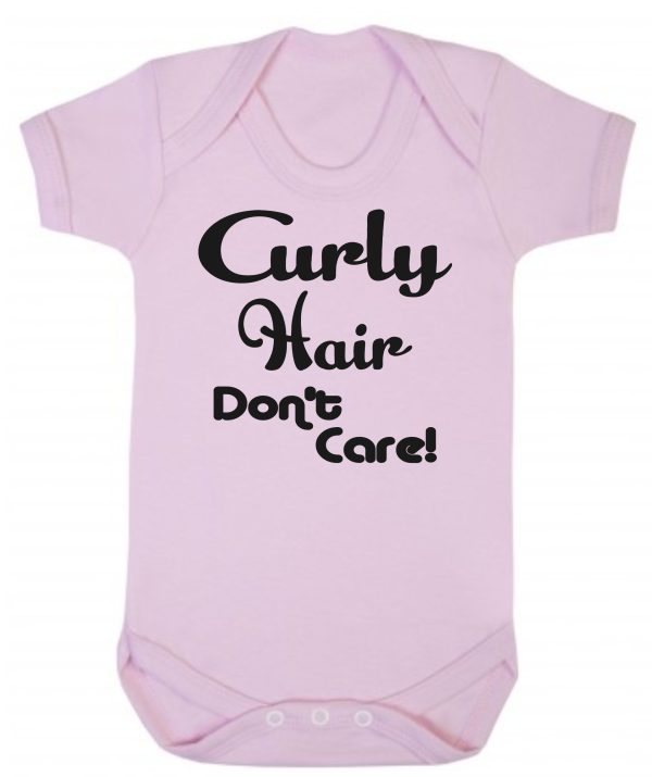 Baby Vest – "Curly Hair Don't Care!"