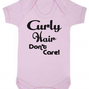 Baby Vest – "Curly Hair Don't Care!"