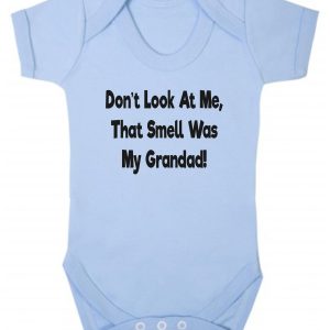 Baby Vest – "Don't Look At Me, That Smell Was My Grandad!"
