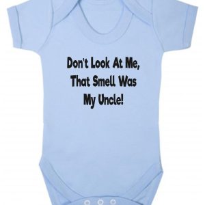 Baby Vest – "Don't Look At Me, That Smell Was My Uncle!"