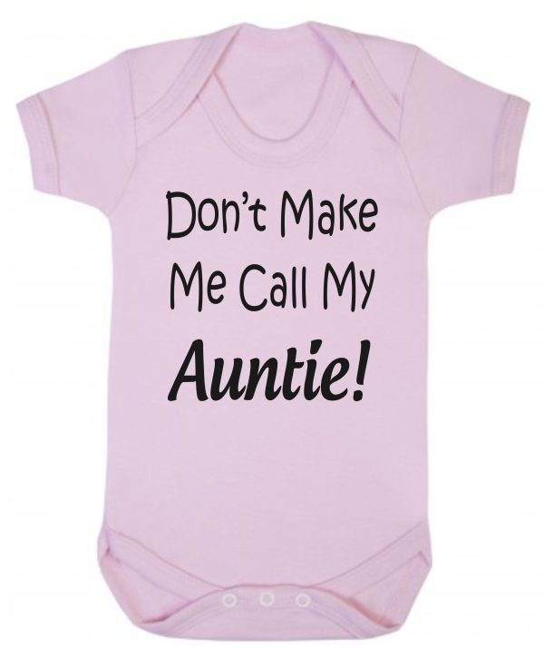 Baby Vest – "Don't Make Me Call My Auntie!" - Image 2