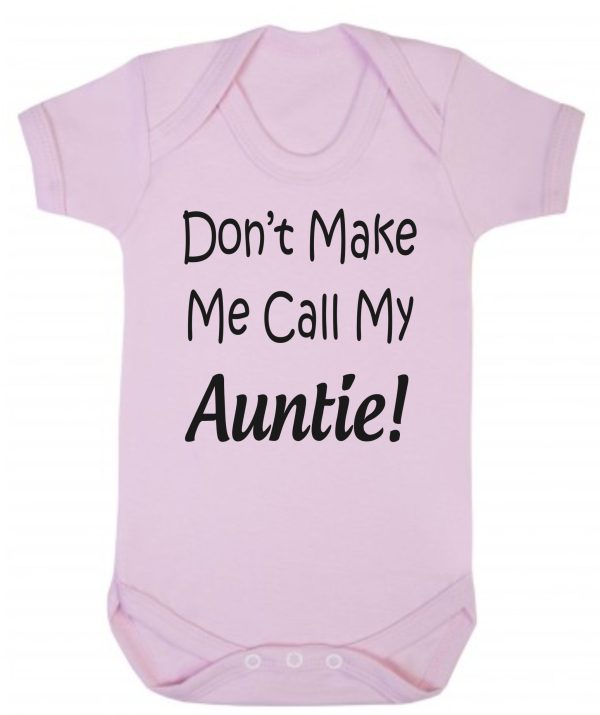 Baby Vest – "Don't Make Me Call My Auntie!" - Image 2