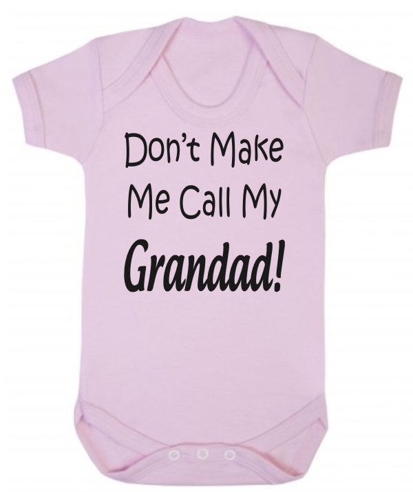 Baby Vest – "Don't Make Me Call My Grandad!" - Image 2