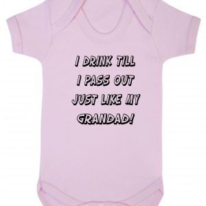 Baby Vest – "I Drink Till I Pass Out Just Like My Grandad!"