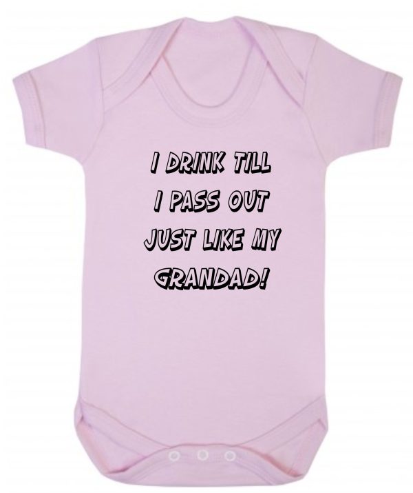Baby Vest – "I Drink Till I Pass Out Just Like My Grandad!"