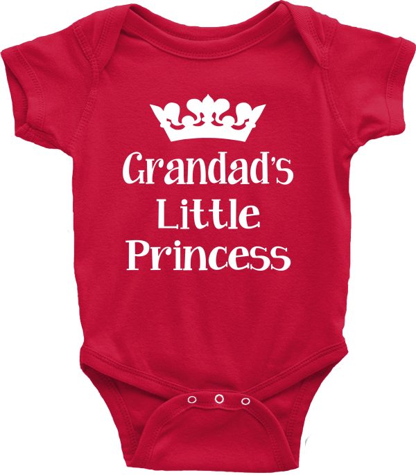 Baby Vest – "Grandad's Little Princess" - Image 2