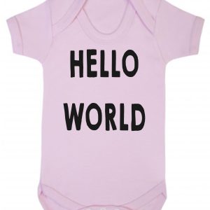 Baby Vest – "Hello World"