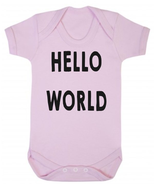 Baby Vest – "Hello World"