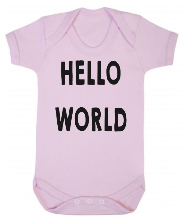 Baby Vest – "Hello World"