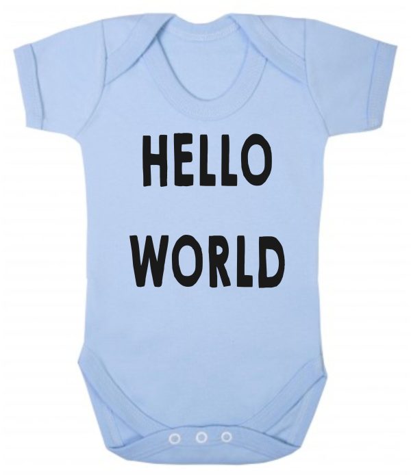 Baby Vest – "Hello World" - Image 2