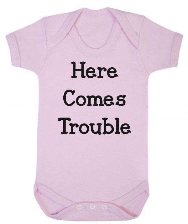 Baby Vest – "Here Comes Trouble" - Image 2