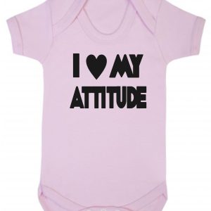 Baby Vest – "I Love My Attitude"