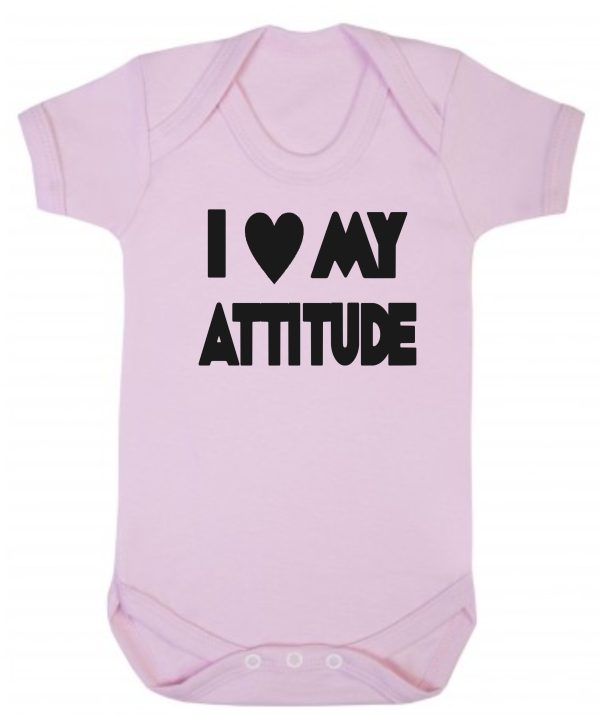 Baby Vest – "I Love My Attitude"