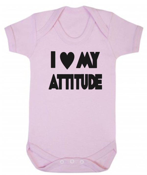 Baby Vest – "I Love My Attitude"