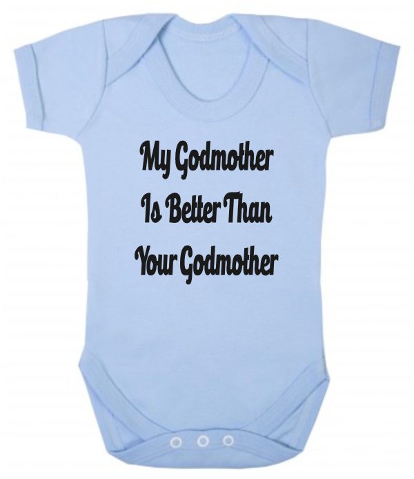 Baby Vest – "My Godmother Is Better Than Your Godmother" - Image 2