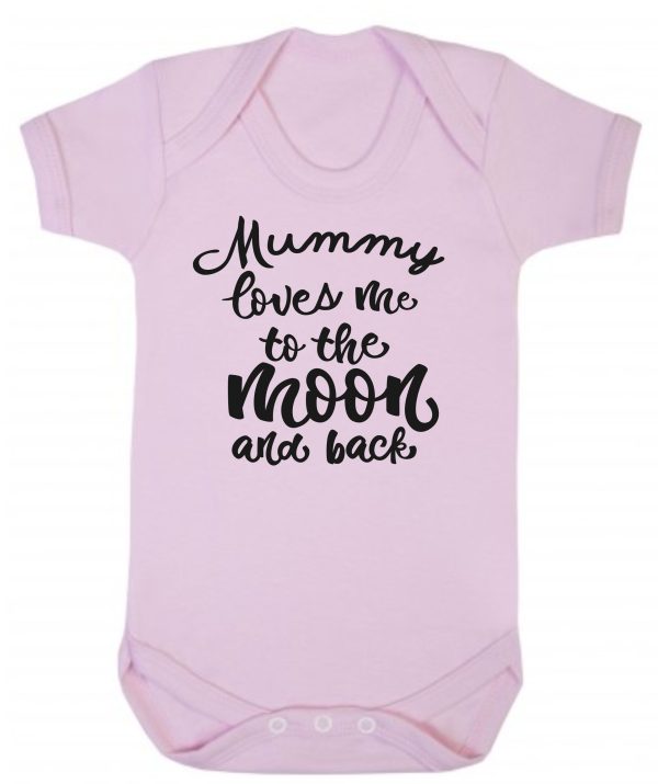 Baby Vest – "Mummy Loves Me To The Moon & Back" - Image 2