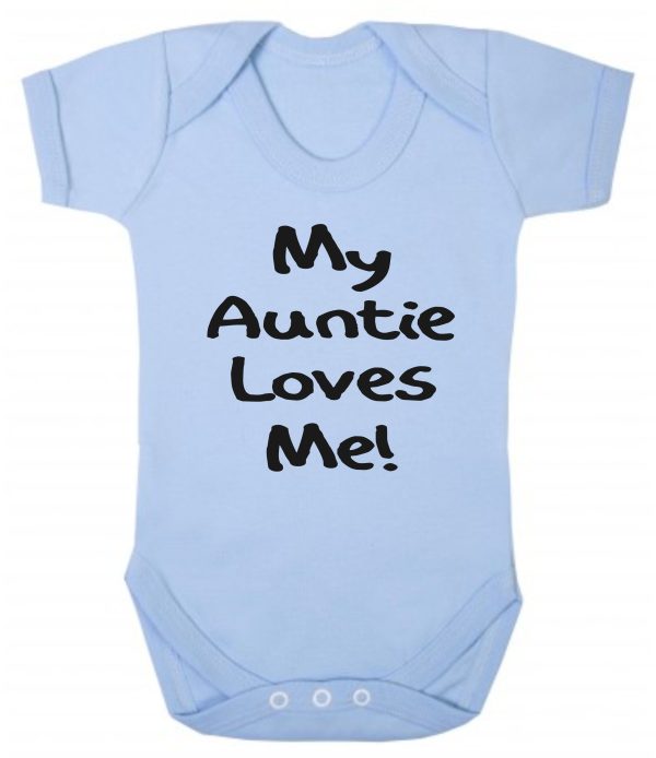 Baby Vest – "My Auntie Loves Me" - Image 2
